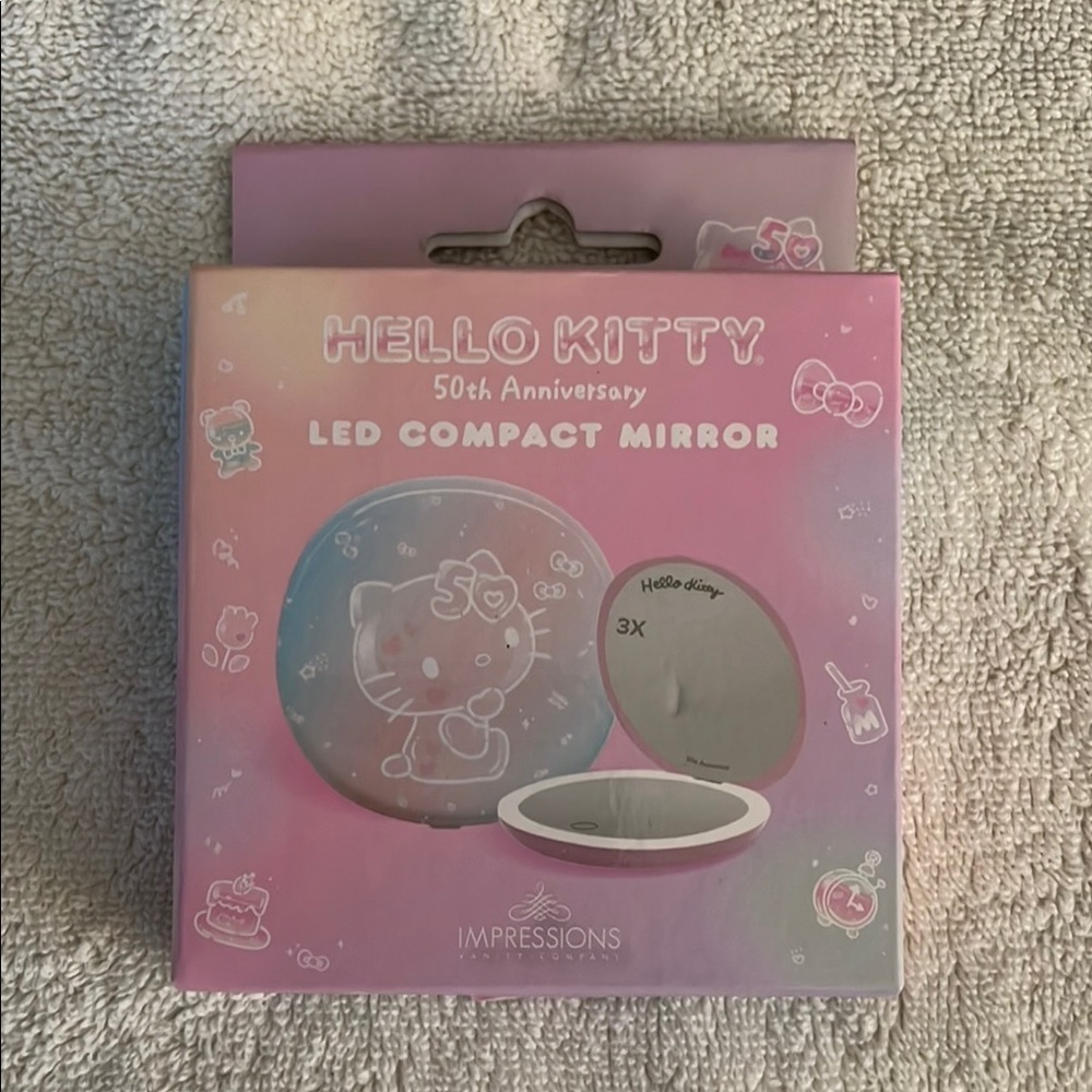Impressions Hello Kitty Pink LED Mirror